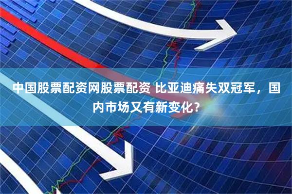 中国股票配资网股票配资 比亚迪痛失双冠军，国内市场又有新变化？
